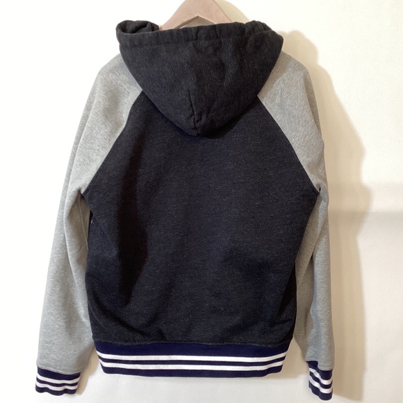 Polo Ralph Lauren Fleece Hooded Baseball Varsity Jacket Grey  Mens  size M - Picture 6 of 9